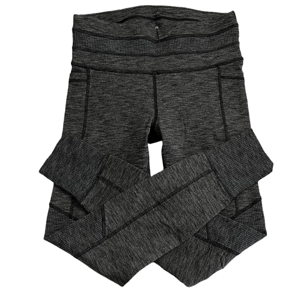 Athleta Excursion Tight Dark Gray Heather Small - image 2